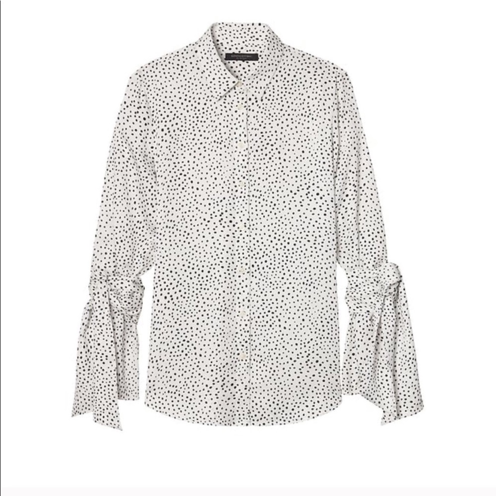 Polka Dot Dillon Shirt - Banana Republic